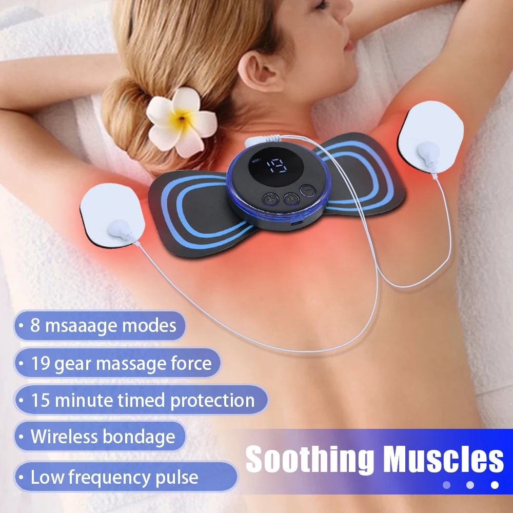 Intelligent Pulse Neck Massager Electric Cervical Smart EMS Massagers  Portable Sooth Pain Relief Relax Muscle Kneading Massage - AliExpress