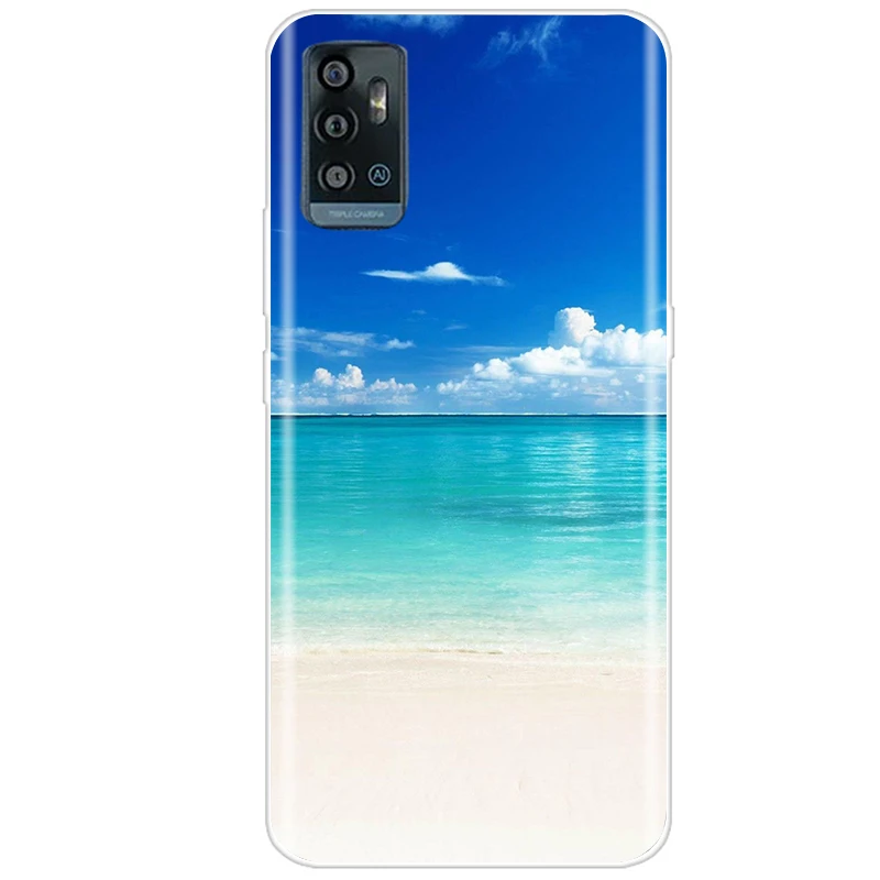 For ZTE Blade A71 Case A7030 Soft TPU Silicone Bumper Phone Cover for ZTE Blade A71 A51 Cases Funda for ZTE A51 2021 Coque Capa mobile pouch waterproof Cases & Covers