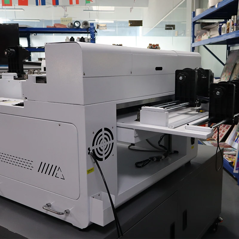 소형 사업용 60*50cm UV 프린터 평판 캔버스 금속 포스터 인쇄기 6050 UV 프린터 평판 및 롤