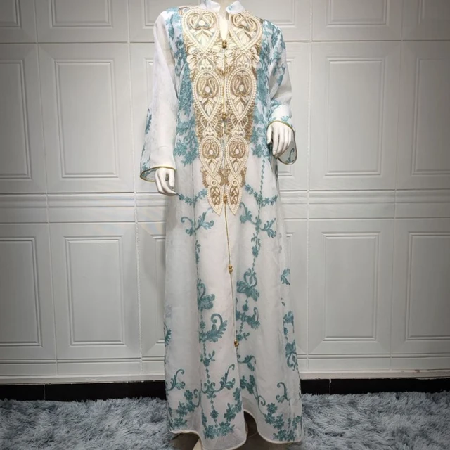 Ramadan Abayas for Women Dubai 2022 Muslim Fashion Jalabiya Dress Plus Size Caftan Marocain Evening Gown Kaftan Islamic Clothing 4