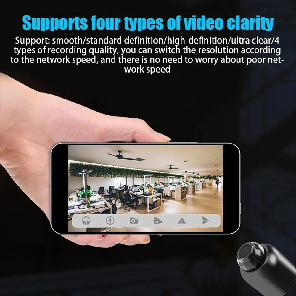 1080P HD X5 Mini Camera Wireless WIFI Outdoor Indoor Surveillance Camera with Recording for Home Security Night Vision Camera 6