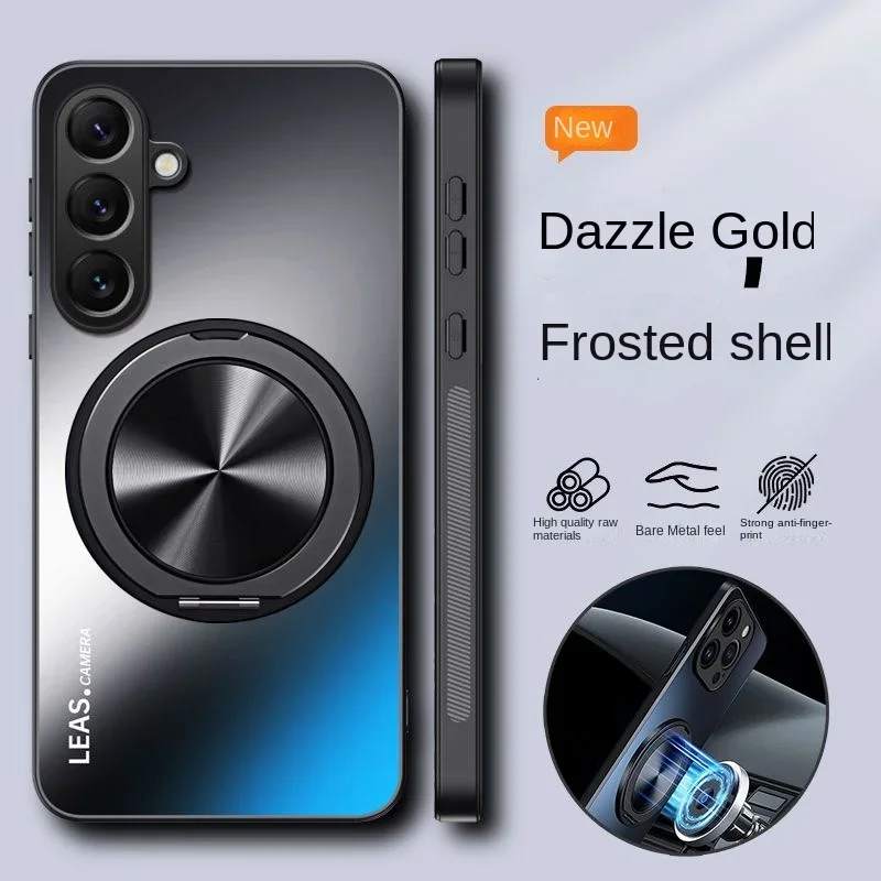 Hard Matte Magnetic Ring Protective Back Cover Case