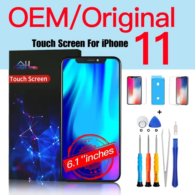 PINZHENG High Quality Screen AMOLED INCELL LCD OLED OEM For iPhone 11 12 13 Mini Pro Max XS XR MAX Display Replacement With Tool - Image 25