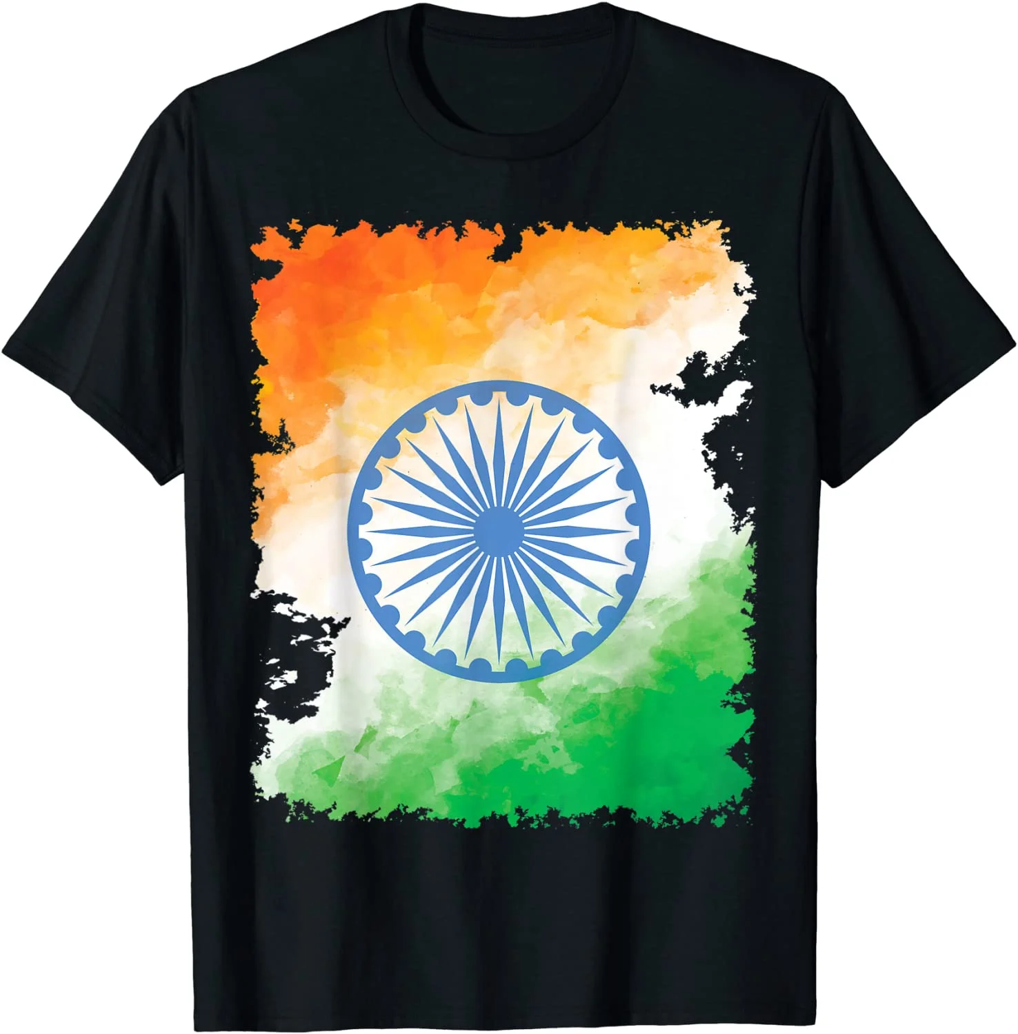 

India Independence Day 15 August Indian Flag Patriotic T-Shirt