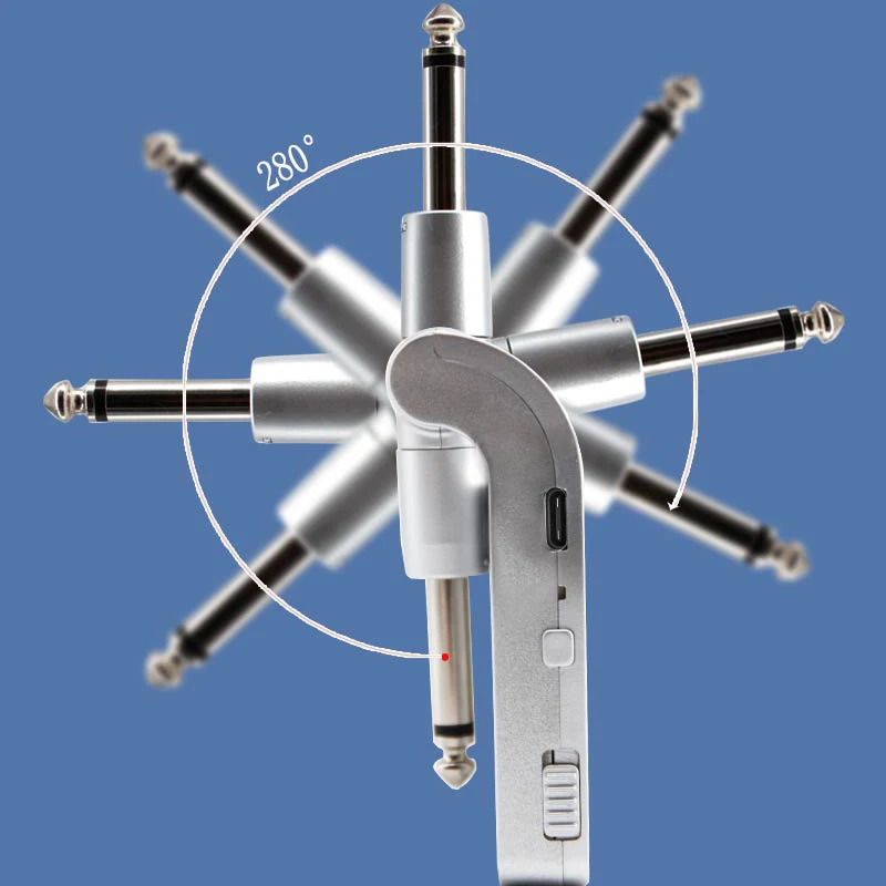 M-VAVE WP-1 2.4G Wireless Guitar System Transmitter & Receiver Rechargeable 30M Transmission Range for Electric Bass Guitar