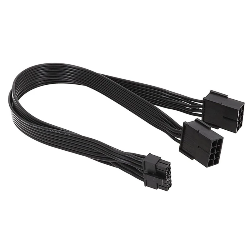 

Two PCIe 8Pin Female to 12Pin Male GPU Power Adapter Cable for RTX3070 3090 Dropship