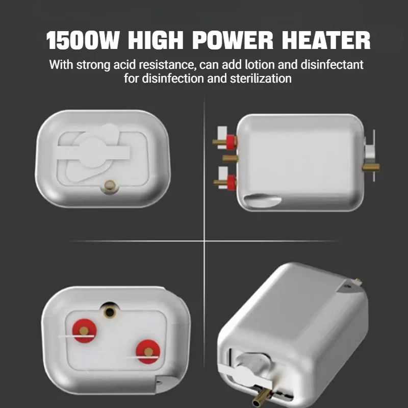 휴대용 1500W 고압 스팀 청소기 (EU/US 플러그) - 주방 가전, 자동차 디테일링, 가구 및 바닥 딥 클리닝용