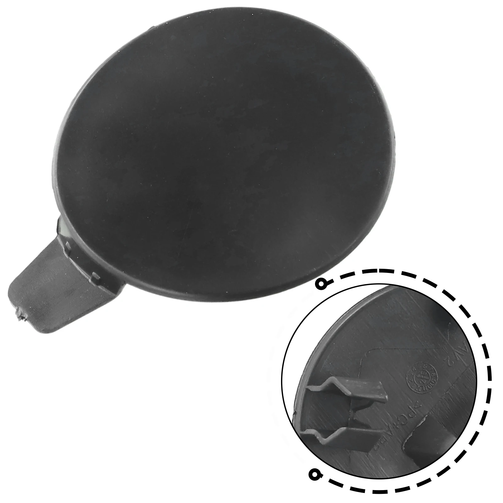 FZJDSD 1493746-S3-A Front Bumper Tow Hook Cover 149374600A Compatible With Tesla Model Y 2020