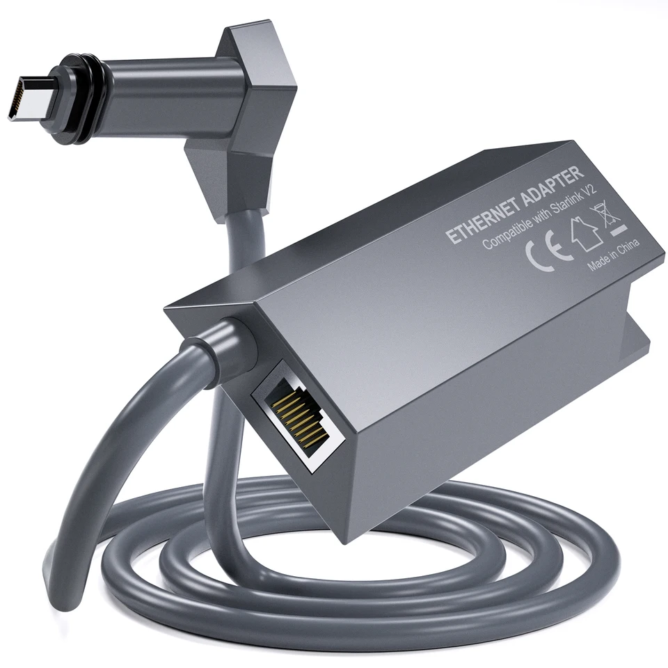 Starlink イーサネットアダプター Starlink長方形ディッシュ衛星 S63919c0589be472ab6cd7e94bf23e