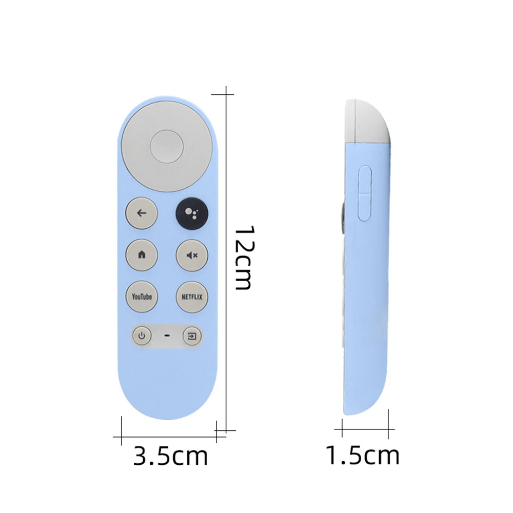 Soft Silicone Case For Chromecast Remote Control Protective Cover Protective Shell For Google TV Voice Remote Control