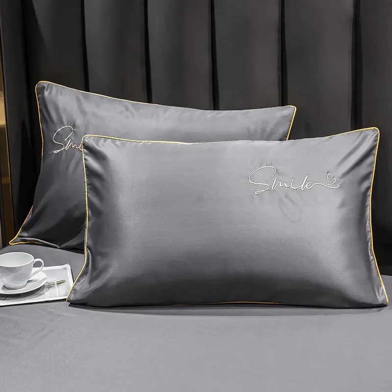 European Style Ice Silk Summer Quilt Set High-end Embroidered Cooling Blanket 3/1 Pcs Sets Air Conditioning Comforter