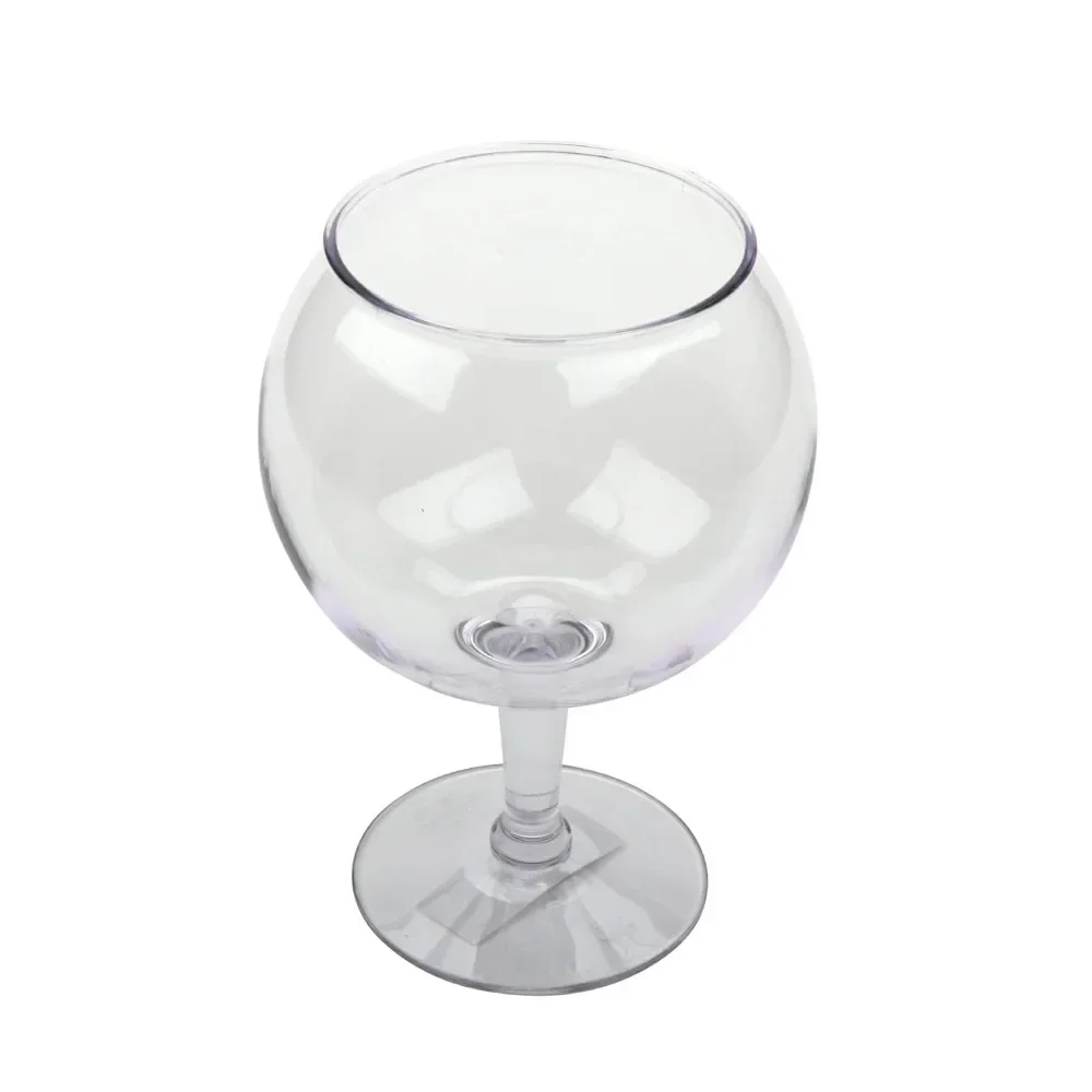 

1550-CL Shatterproof Heavy-Duty Plastic Jumbo Margarita Beer Schooner Luxury Glass Cup Set 53 Ounce Clear (Set of 12) Drinkware