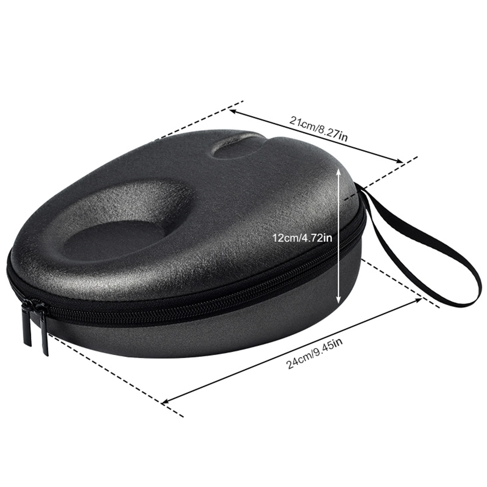 Protetor Portátil para Fone de Ouvido sem Fio à Prova de Choque Anti-queda Bolsa de Armazenamento de Viagem Zipper Box Pulse 3d Capa para Ps5 Case - Image 2