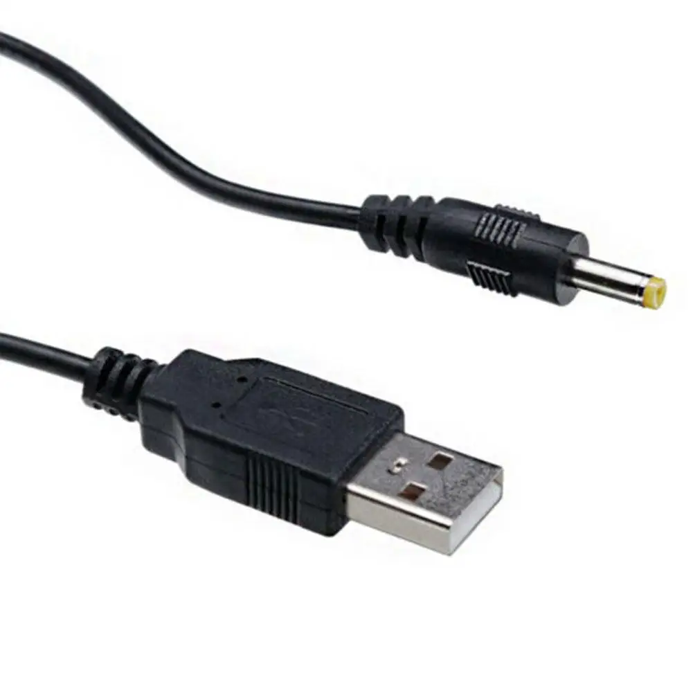 Charging Cable 1pcs 80cm 5V USB To DC Power Charging Cable 4.0x1.7mm Plug 5V 1A For 1000/2000/3000