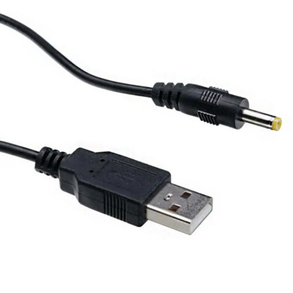 Generic 2 Cavi USB Da A A CC 5V | Spina 4.0x1.7 Mm 80 Cm | Per Ricarica PSP E Dispositivi Elettronici | Sostitutivo Portatile - 2