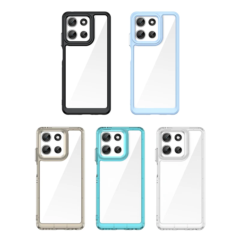Transparent Colorful TPU Protective Case Cover