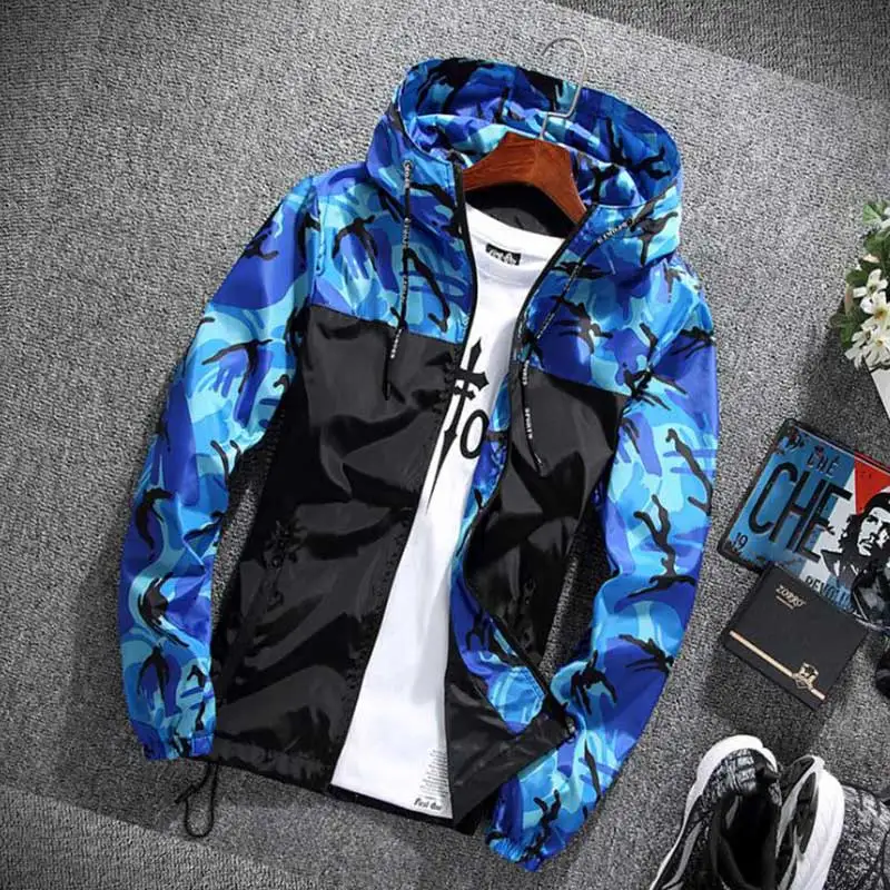 

Young Couples Outerwear Colorful Tops Clothes Casual Big Boys Jackets for Men Spring Autumn Coat Men Jacket Camouflage MY015