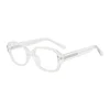 Retro Transparent Myopia Glasses Red Square Thick Frame Glasses 0 To -4.0 Anti Blue Light Myopia Glasses Neutral Glasses 6