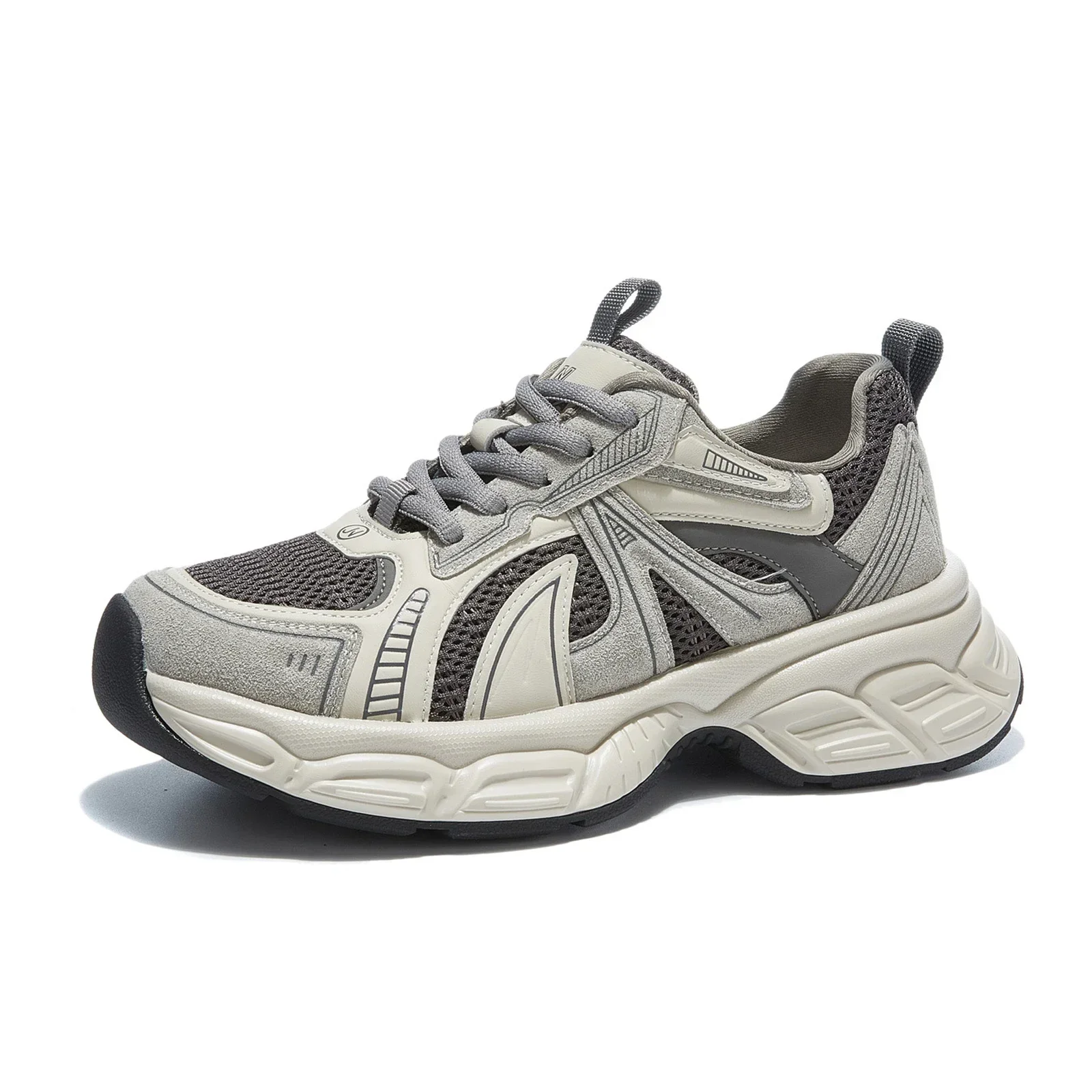 New Spring Summer Shoes Women Fashion Sneakers Breathable Mesh Shoes Flat Thick Sole 5cm Brand Ladies Flats DX309 22 New Spring Summer Shoes Women Fashion Sneakers Breathable Mesh Shoes Flat Thick Sole 5cm Brand Ladies Flats DX309 - Image 2