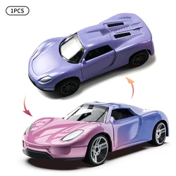 Mini Magic Color - Changing Pull - Back Racing Car Toy - Durable and Crash - Proof (C)