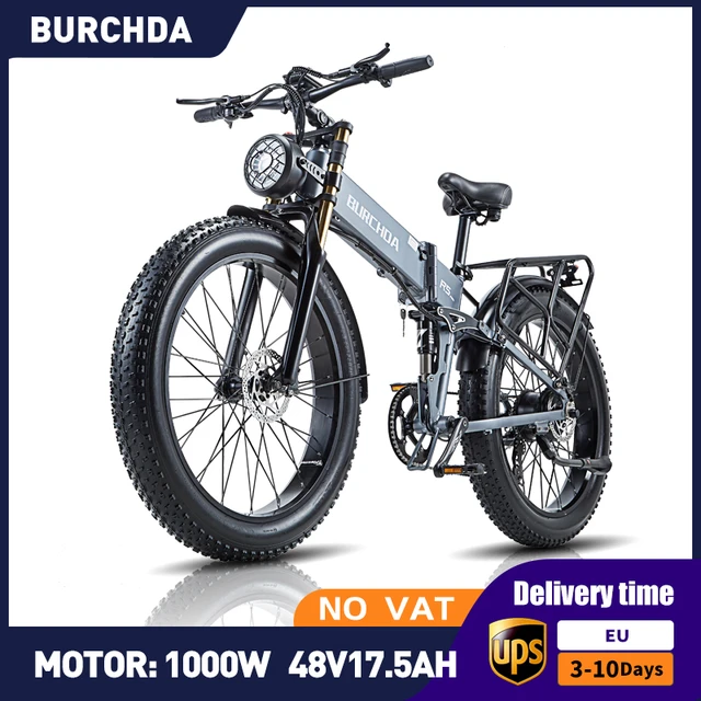 BURCHDA-Vélo de montagne électrique R5 Pro pour homme, 26 pouces, 1000W,  48V, 17,5 Ah, VTT de route pour adultes - AliExpress