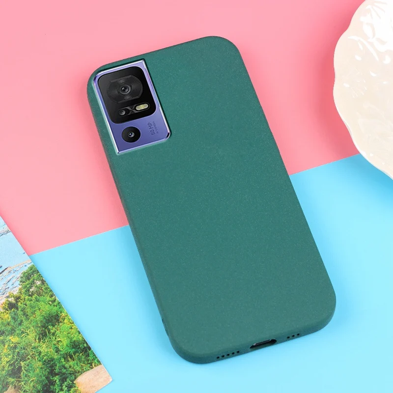 Sand Matte Soft Silicone Shockproof Phone Case - Full Protective Cover Shell