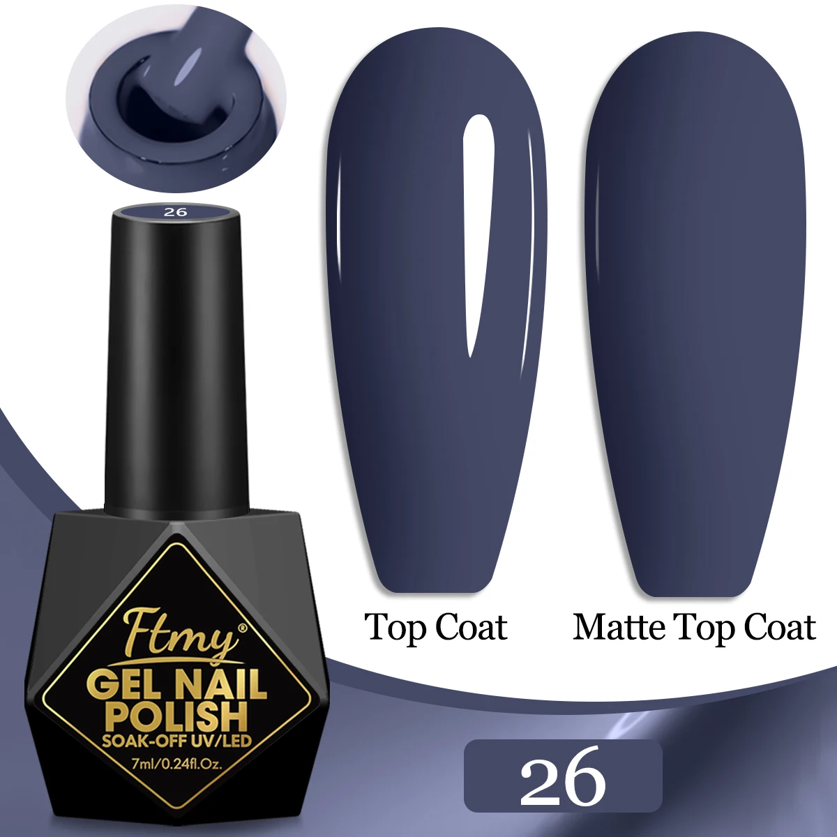 Color Gel Polish Set - Popular Series, 7ml, Vibrant Manicure Collection with Smooth Texture, UV LED Soak Off Semi-Permanent Nail Art