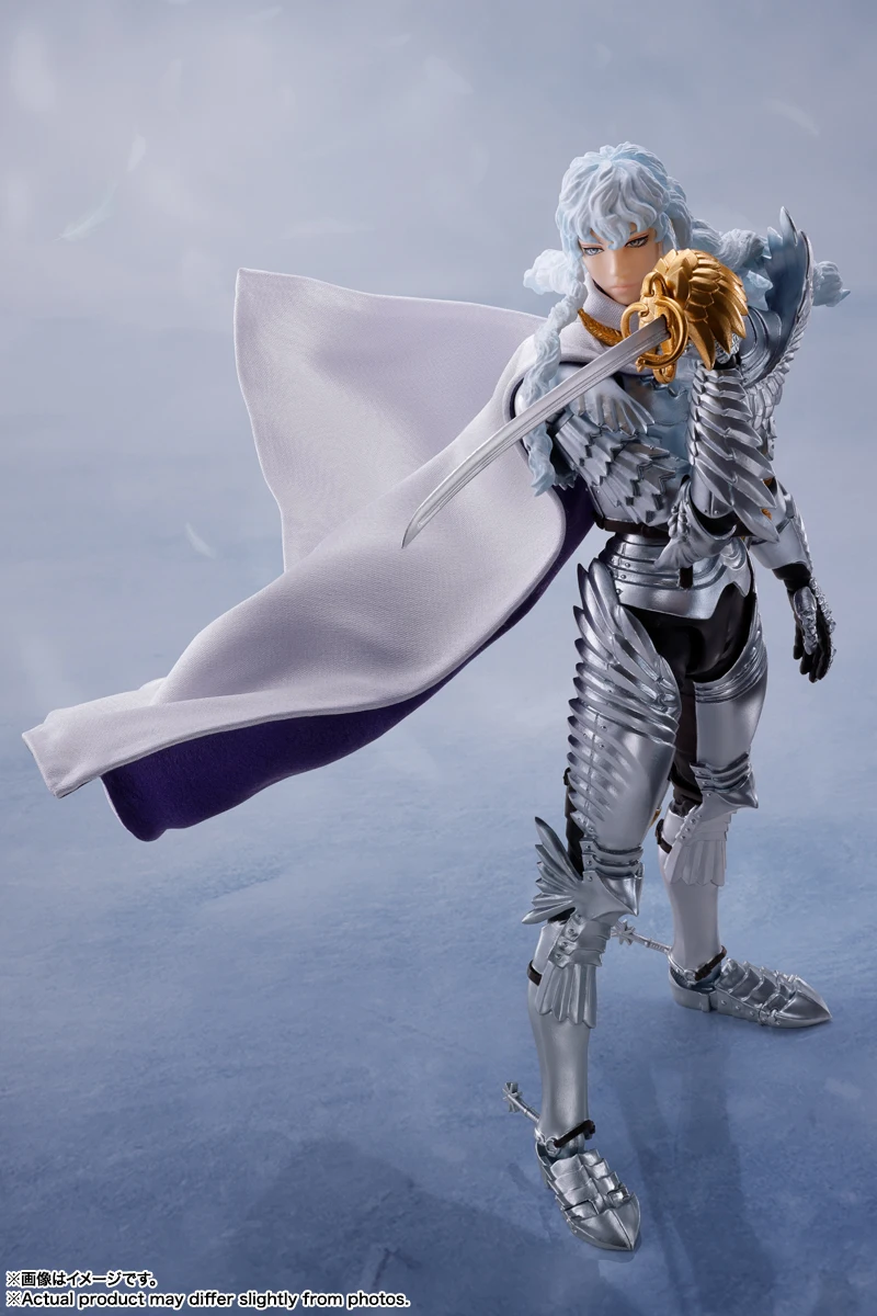 In Stock Original Anime BERSERK S.H.Figuarts GRIFFITH HAWK OF LIGHT Action Figure Collector Toy 15.5cm