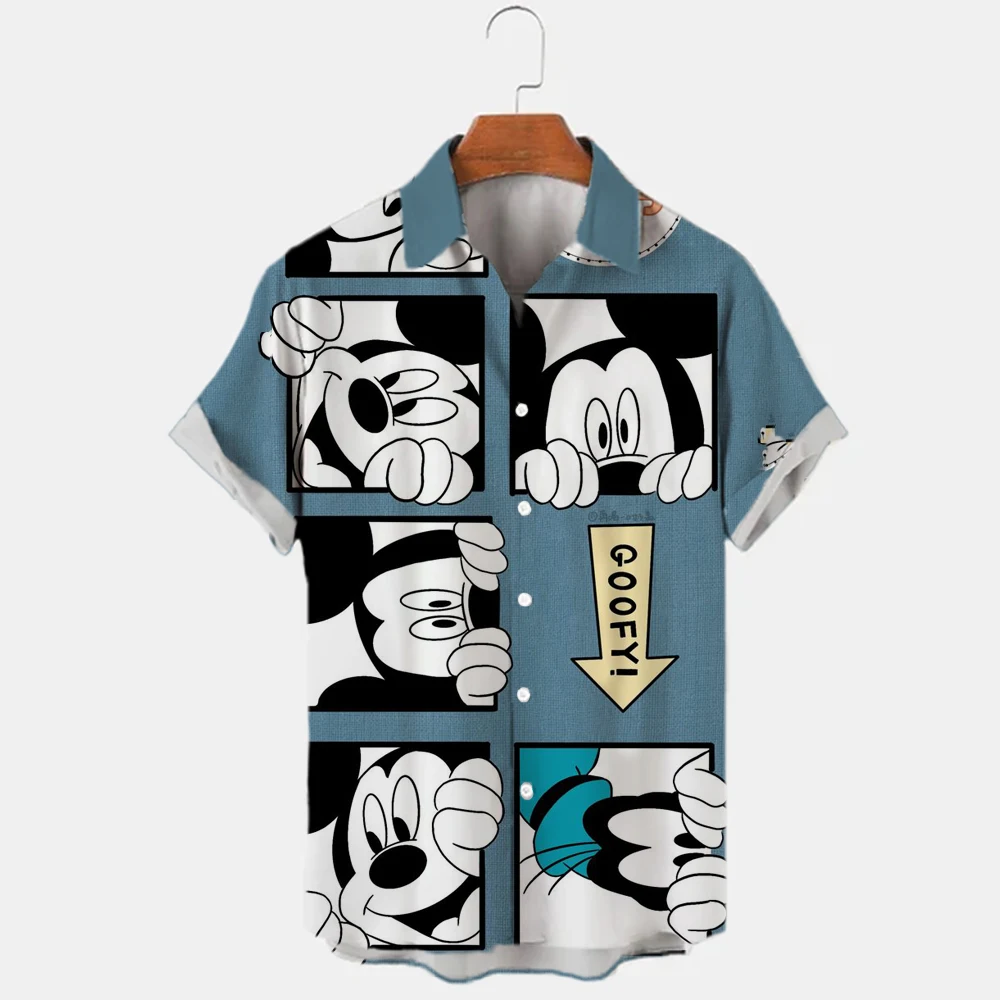 Disney Brand Men's Shirt Men's Hawaiian 