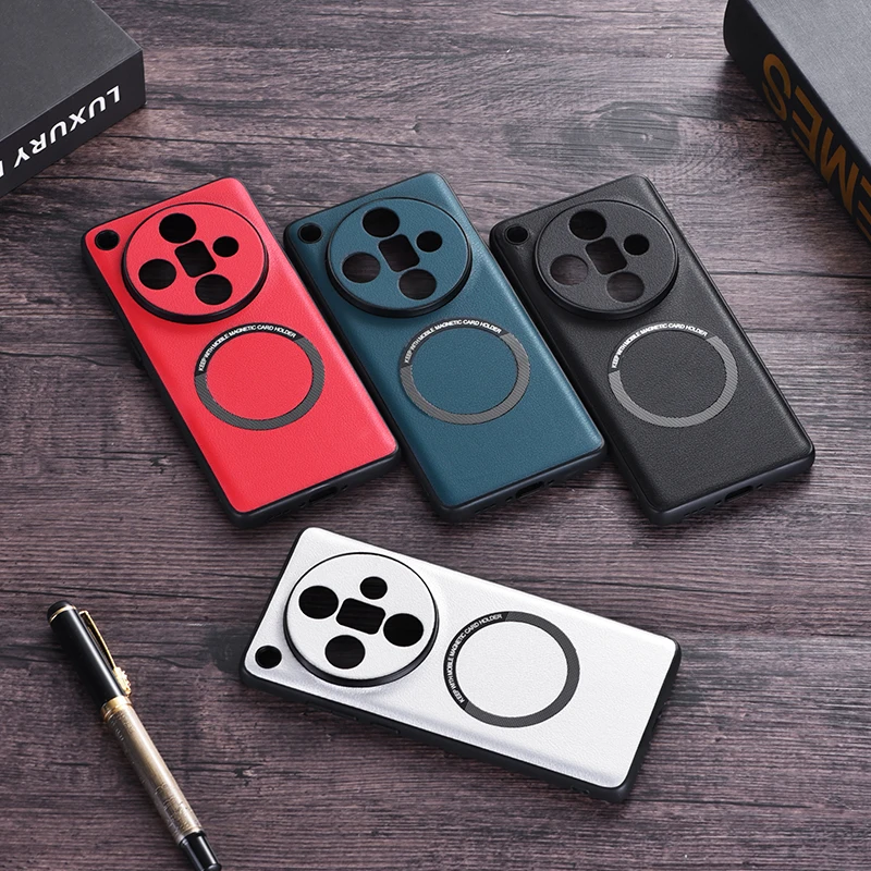 Funda Per Oppo Find X7 Ultra Case Magnetic Pu Leather + Tpu Cover Protettiva Per La Ricarica Wireless Posteriore Per Oppo Find X 7 Muslimah Navix