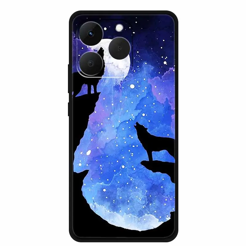 Sleek Black Silicone Phone Case - Soft TPU Protective Bumper Cover
