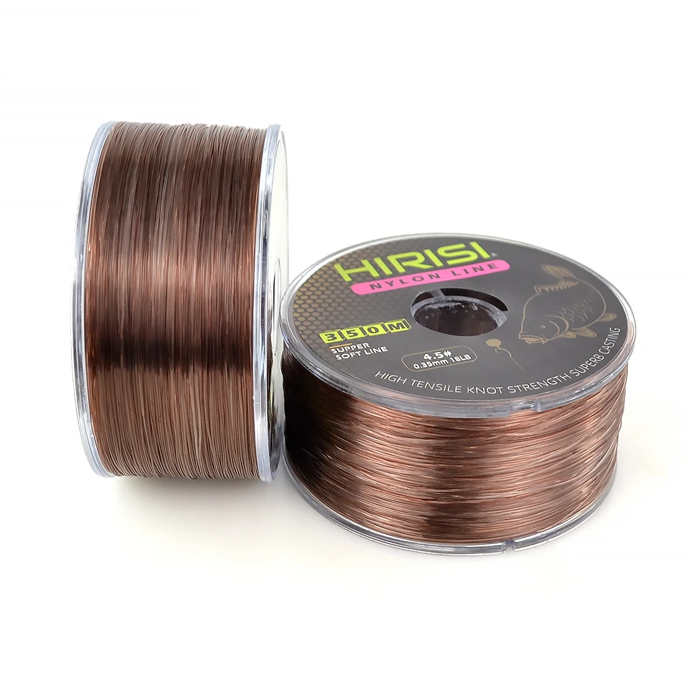 Hirisi 1pcs 12LB-20LB 350m Nylon Line Super Strong Fishing Line Japan  Monofilament Carp Fishing Line