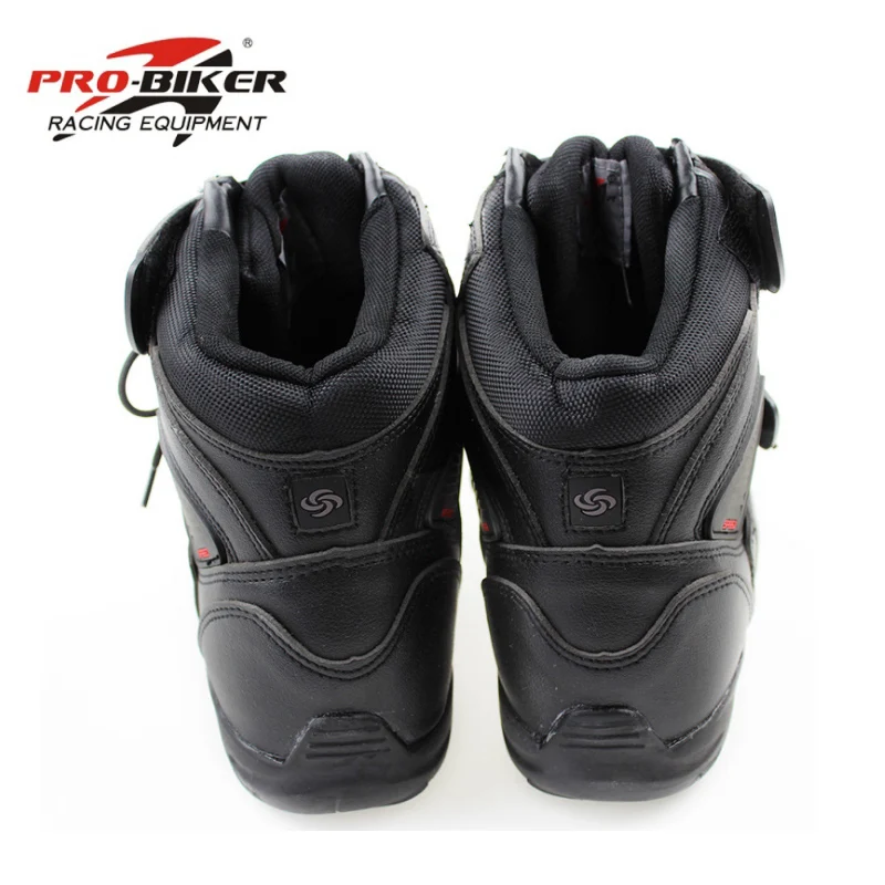 Motorcycle Riding Non-slip boots Pro-biker Racing Boots Motorbike Microfiber Leather shoes