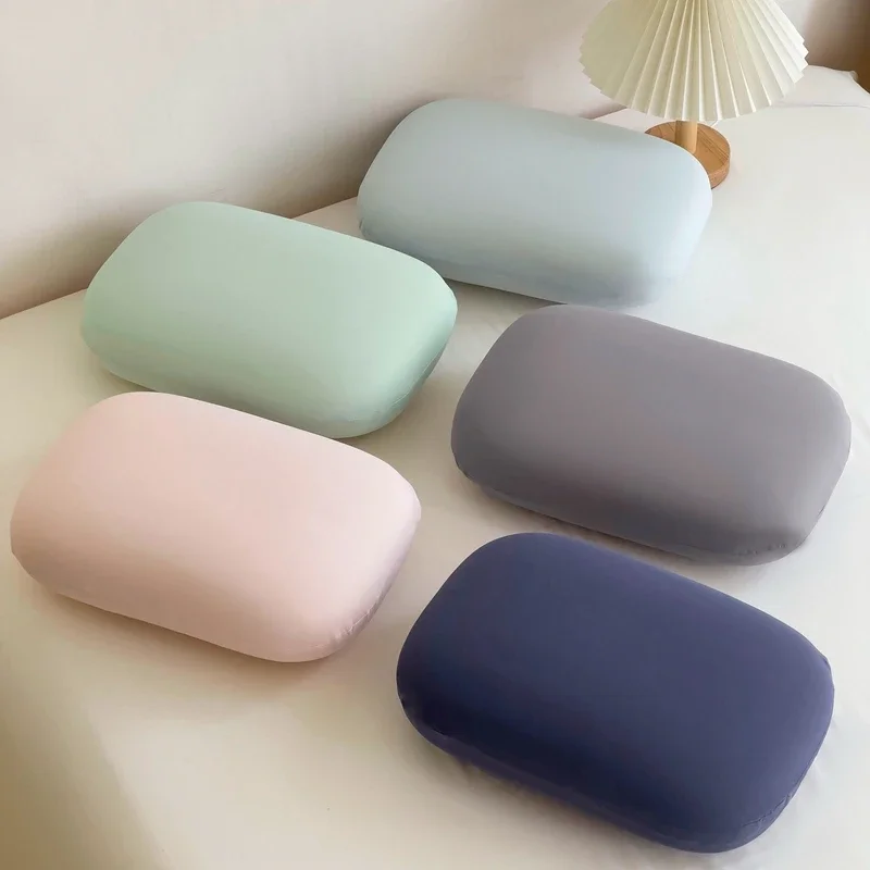2024 New Cool Silk Small Pillow Memory Foam Pillow Student Nap  Office Cushion  Core 6