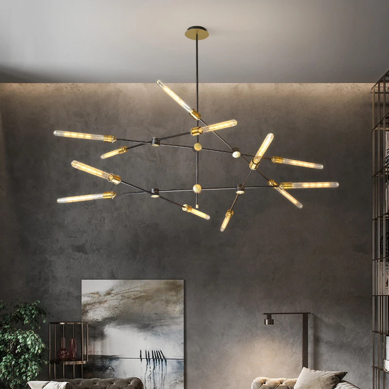 American retro industrial wind chandelier Nordic minimalist personality restaurant living room bar cafe clothing store lighting dining room light fixtures