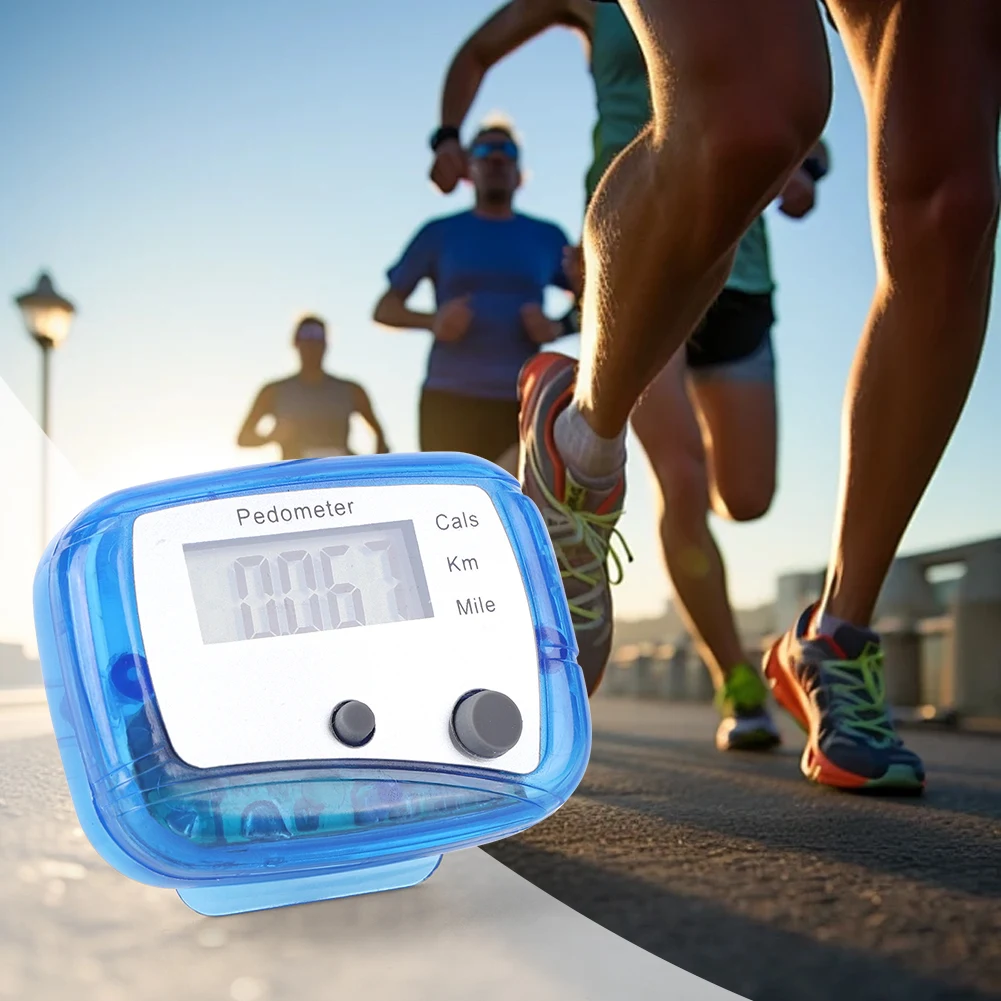 Description Picture 5 of itemWalking Pedometer Accurate Step Tracker Mile Kilometer Calorie Calculation Electronic Pedometer Step 0-99999 for Walking Running