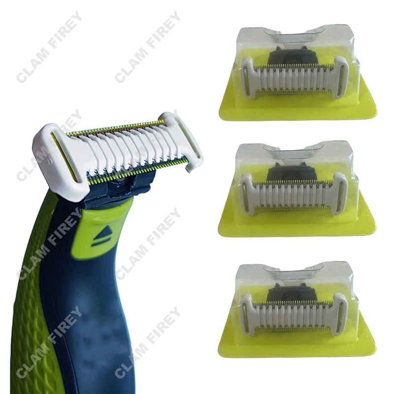 Ersatzklingenkopf für Elektrorasierer One Blade QP2520, QP2530, QP2620, QP2630, QP6510, QP6520 Hybrid Trimmer QP2834/60