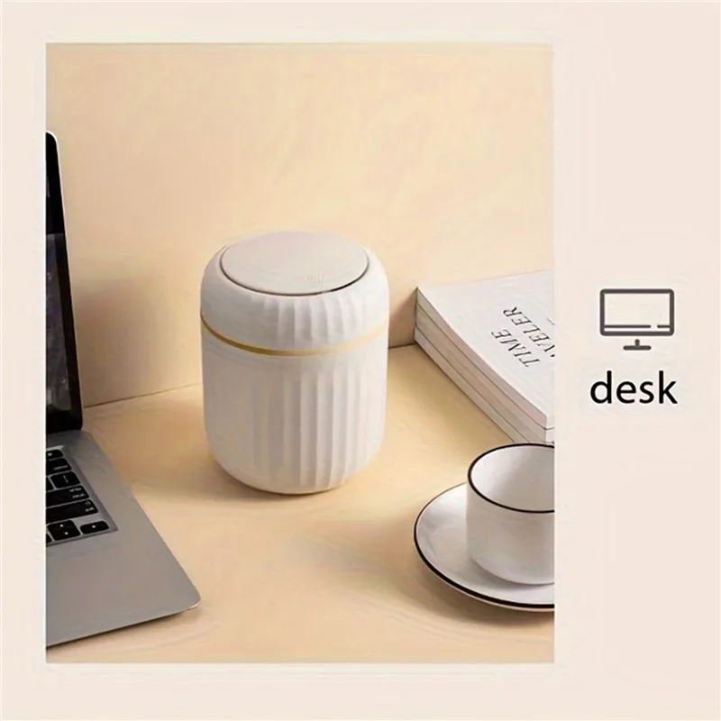 Desktop Trash Can Plastic Waste Bin Home Office Supplies desktop trash can trash can