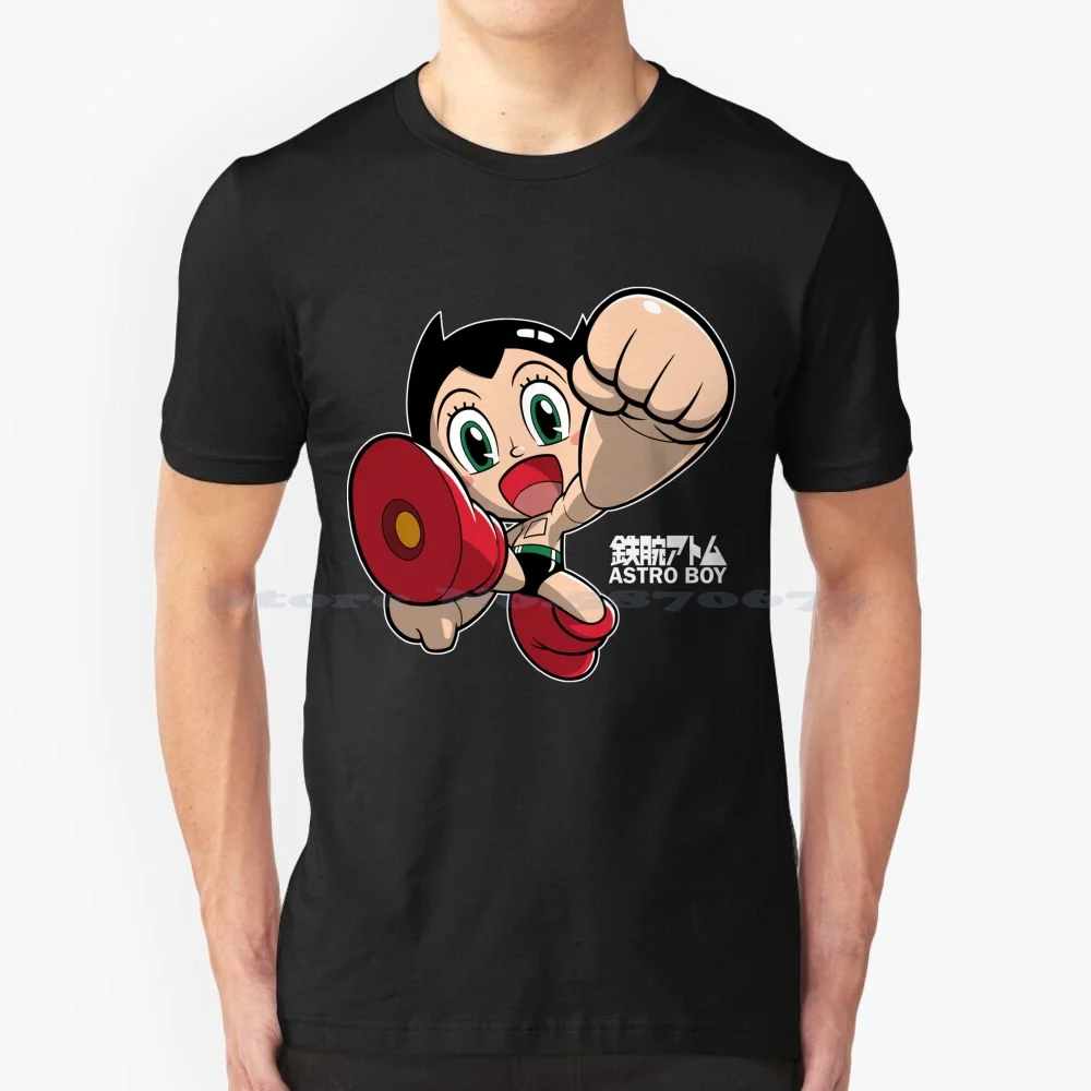 Mighty Atom! Maglietta 100% Cotone Tee Mighty Atom Astro Boy Osamu Tezuka Robot Chibi Phil Postma Factory