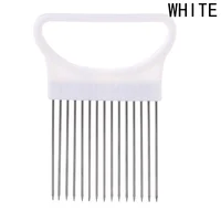 1 PC มัลติฟังก์ชั่หัวหอมมะเขือเทศตัดเครื่องตัดผัก Gadget Chopper Aid ท่องเที่ยวผู้ถือหั่นเครื่องมือห้องครัว 2