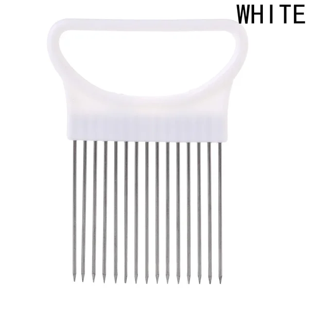 1 PC มัลติฟังก์ชั่หัวหอมมะเขือเทศตัดเครื่องตัดผัก Gadget Chopper Aid ท่องเที่ยวผู้ถือหั่นเครื่องมือห้องครัว 2