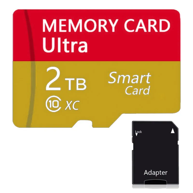 

Mini Memory Card 2TB Class 10 Micro TF SD Card 2TB Card 2TB Memori Card 2tb Flash Memory For Smartphone Adapter Digital Camera