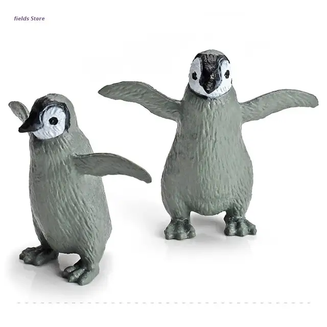 Realistic Penguin Set Figures Model 11pcs Ocean Animal Toy Kids Room Ornament 4