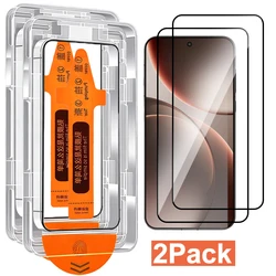 Multi - Pack Easy Install Screen Protector for OPPO Find X9 Series - Premium Tempered Glass Dust - Free HD Film (2 Pack)