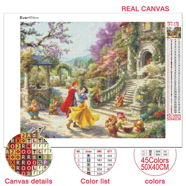 Disney Lilo & Stitch Diamond Painting Snow White Princess Cross Stitch  Embroidery Kit Mickey Mouse Mosaic Children Room Decor - AliExpress