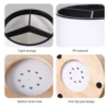Utensil Holder Cutlery Drainer Kitchen Tableware Storage Bucket Plastic Chopstick Spoon Rack Detachable 3 Divided Silverware 6