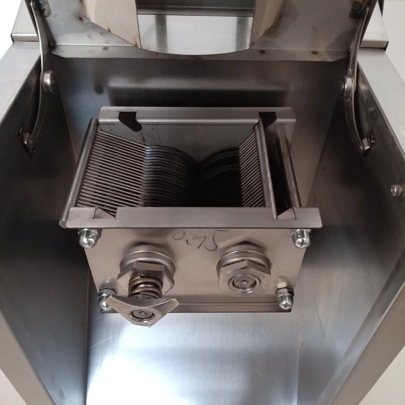 Meat Slicer Manual Sliced Cutting Machine Automatic Delivery Frozen Beef Mutton Roll Cutter For Kitchen Commercial 6