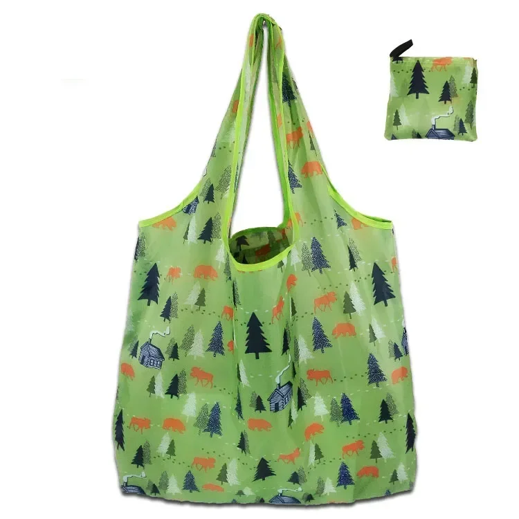 Eco-Friendly Foldable Shopping Tote with Large-Capacity