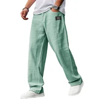 Pantalon de jogging décontracté et respirant pour homme, coupe droite ample, style streetwear, avec badge, collection vintage 2026 2