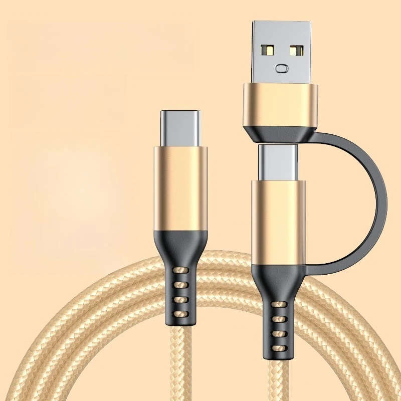 C To C in Braided USB Type-c Data Cable 1m Suitable for
